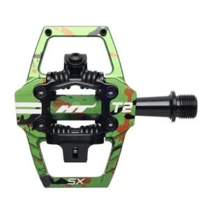 HT T2 Sx Bmx Pedal Green Camo