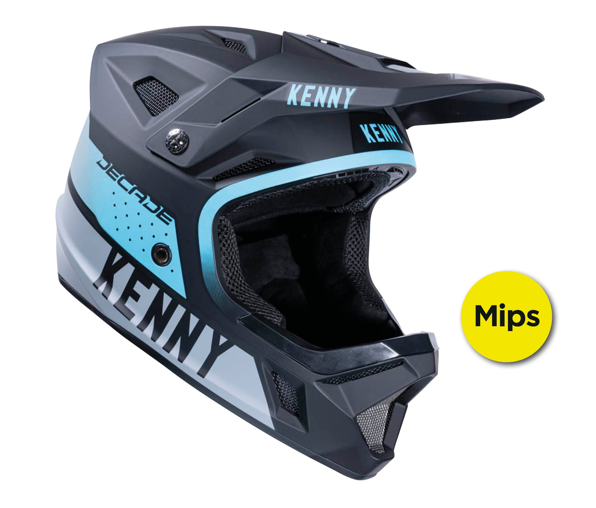Koppeling Te samenvoegen Kenny Mips Decade Helmet Smash Black Turquoise 2023 | Verlu BMX & Parts