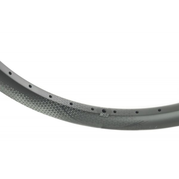 SD-X M58 V2 carbon rim disc/front matte black - Afbeelding 2