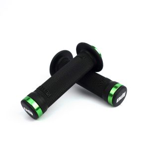 ODI BMX Ruffian Flange Lock on Black Grip Green 130mm