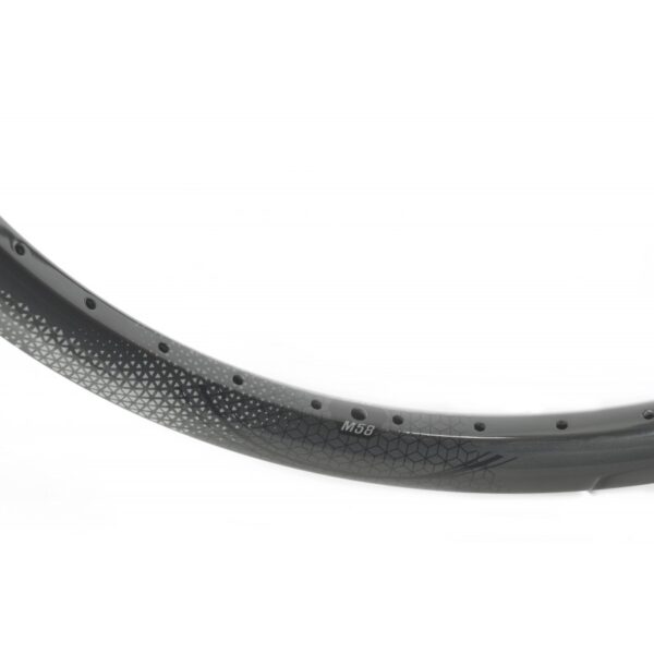 SD-X M58 V2 carbon rim disc/front shiny black - Afbeelding 2