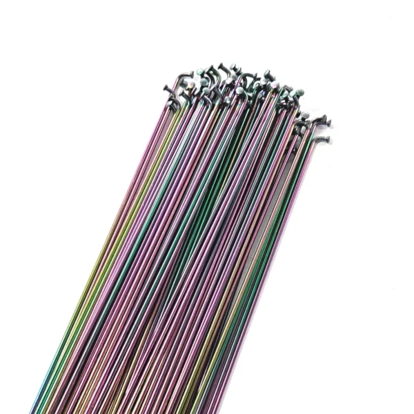 Universal Custom Size Spoke 14G Stainless Rainbow
