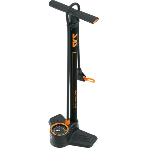 SKS Airkopressor 10.0 vloerpomp m/drukmeter max. 10 bar