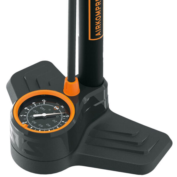 SKS Airkopressor 10.0 vloerpomp m/drukmeter max. 10 bar - Afbeelding 2