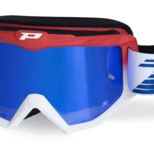 Progrip Goggle Atzaki 3201 Red White / Blue Chrome Lens / AntiScratch