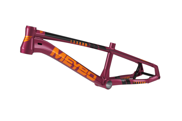 Meybo HSX Alloy 2026 BMX Race Frame | Berry/ Orange/ Black