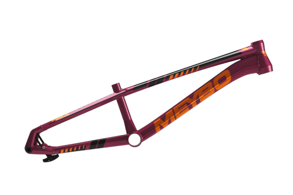 Meybo HSX Alloy 2026 BMX Race Frame | Berry/ Orange/ Black - Afbeelding 3