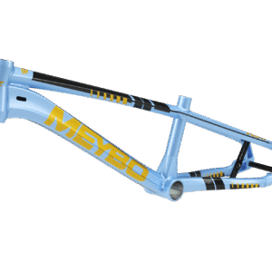 Meybo HSX Alloy 2026 BMX Race Frame | Sky/ Gold/ Black
