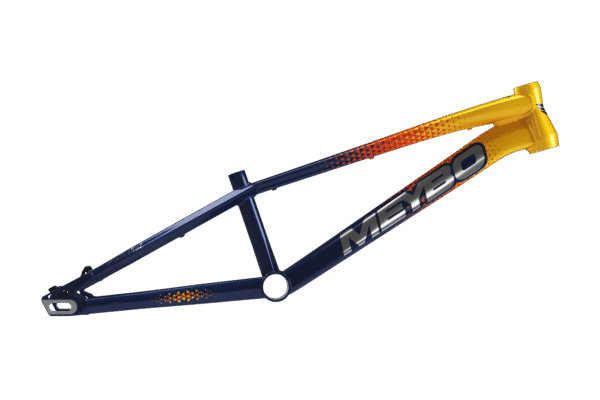 Meybo Holeshot 2026 BMX Race Frame | Navy/ Yellow - Afbeelding 3