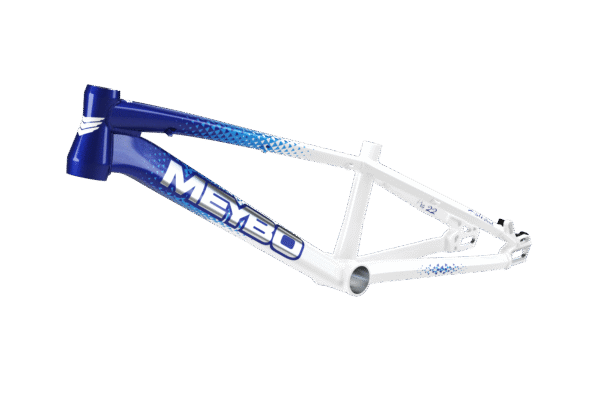 Meybo Holeshot 2026 BMX Race Frame | White/ Navy