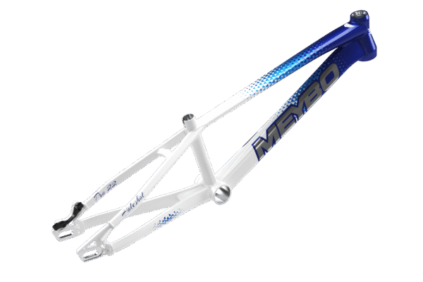 Meybo Holeshot 2026 BMX Race Frame | White/ Navy - Afbeelding 2