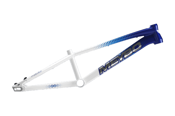 Meybo Holeshot 2026 BMX Race Frame | White/ Navy - Afbeelding 3