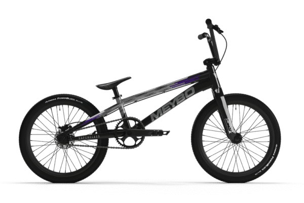 Meybo Superclass 2026 BMX Bike Black /Grey /Purple - Afbeelding 4