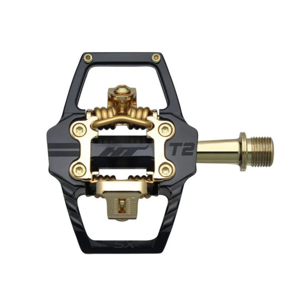 HT T2 Sx Bmx Pedal Stealth Black/Gold Limited