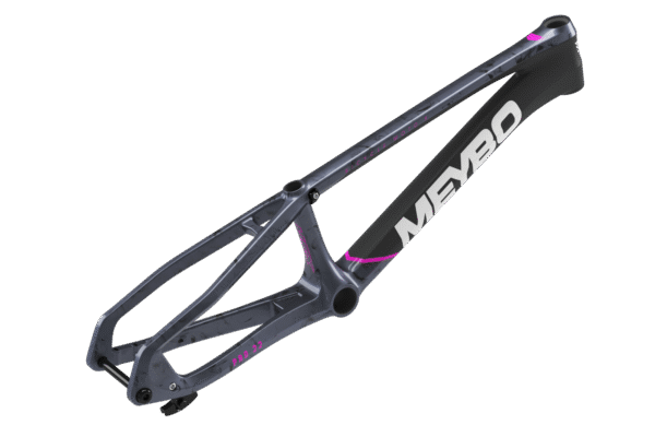 Meybo HSX Carbon 2026 BMX Race Frame | Matte Black/ Shiny Pink/ Shiny Grey