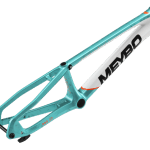 Meybo HSX Carbon 2026 BMX Race Frame | Matte White/ Shiny Orange/ Shiny Teal