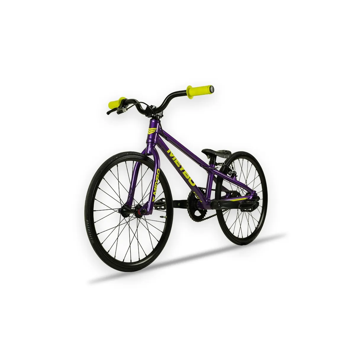 Meybo Rascal 2026 Micro BMX Bike | Purple /Neon Yellow - Afbeelding 4