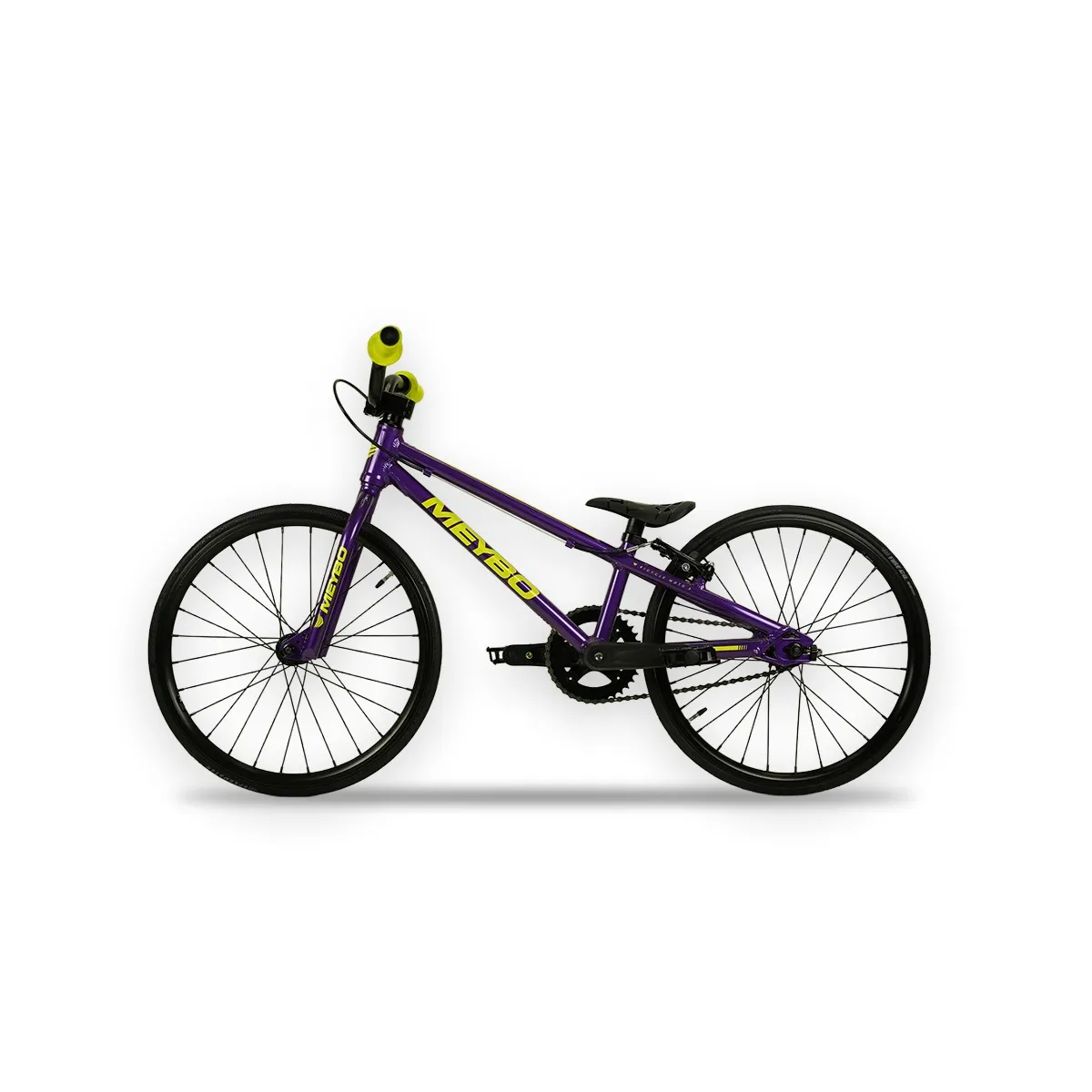 Meybo Rascal 2026 Micro BMX Bike | Purple /Neon Yellow - Afbeelding 3