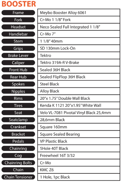 Meybo Booster Bike | Black - Afbeelding 10