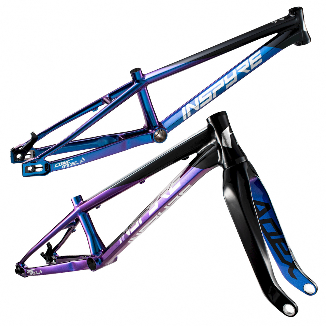 Inspyre Concorde V3 Race Frame | Black / Chameleon