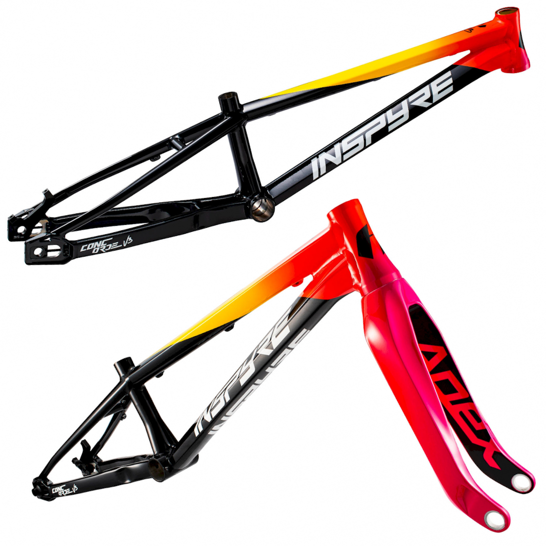 Inspyre Concorde V3 Race Frame | Sunblast / Black