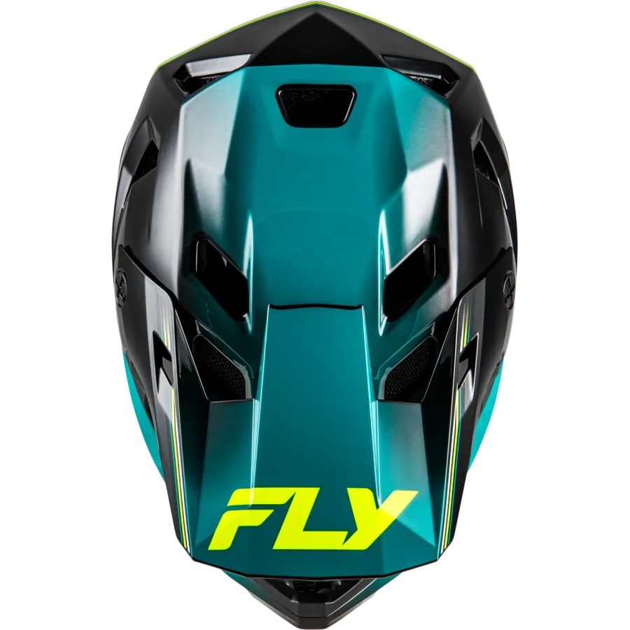 Fly Rayce Repeat Helmet Black/Teal/Hi-Vis 2026 - Afbeelding 3