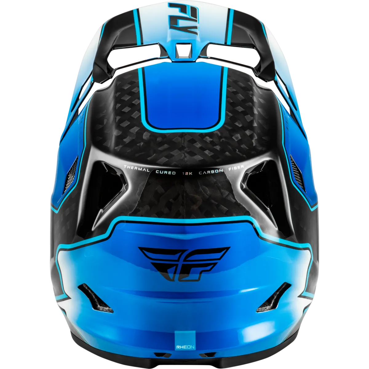 Fly Werx-R Flow Carbon Helmet Black/Blue/White 2026 - Afbeelding 4