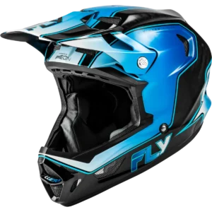 Fly Werx-R Flow Carbon Helmet Black/Blue/White 2026