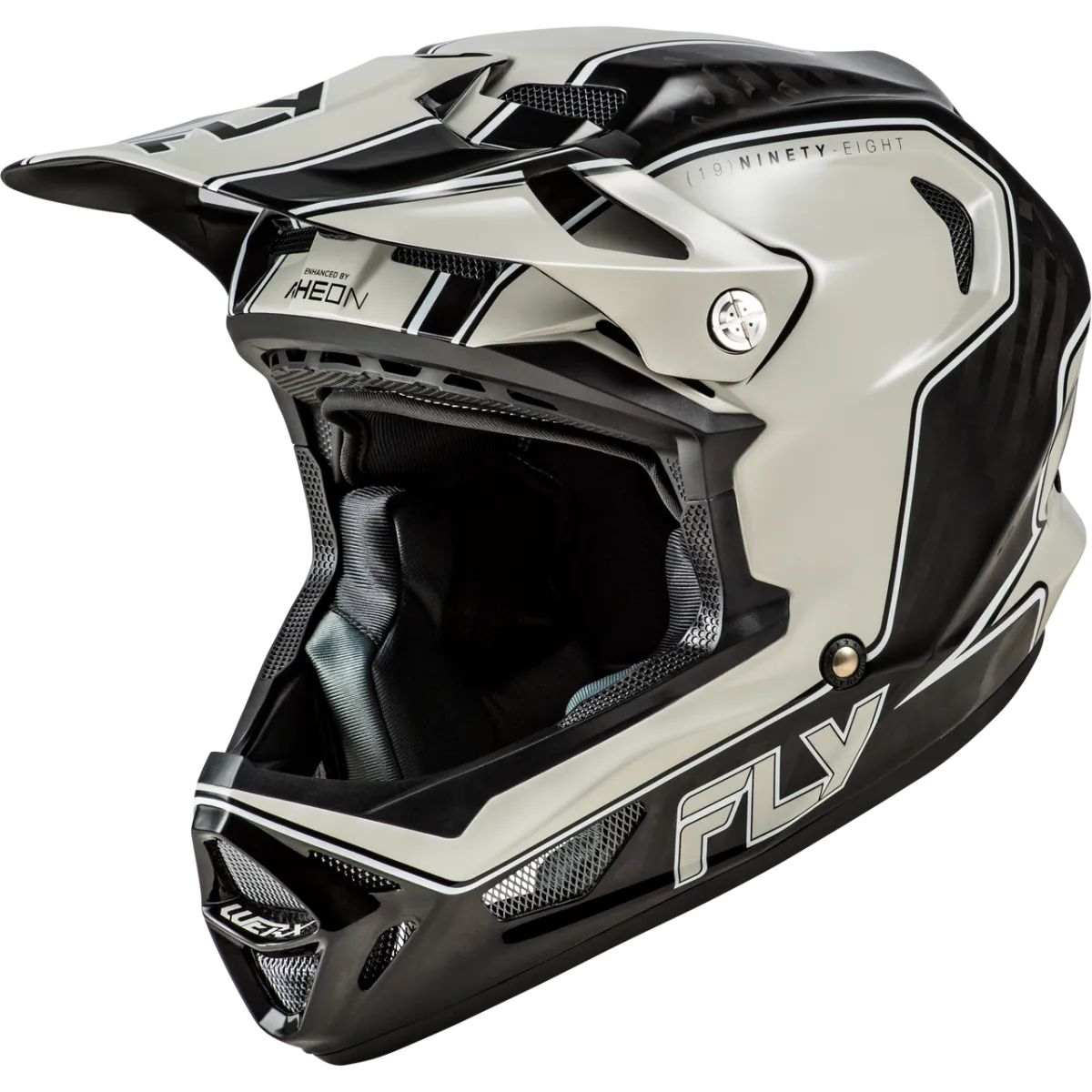 Fly Werx-R Flow Carbon Helmet Black/Grey 2026