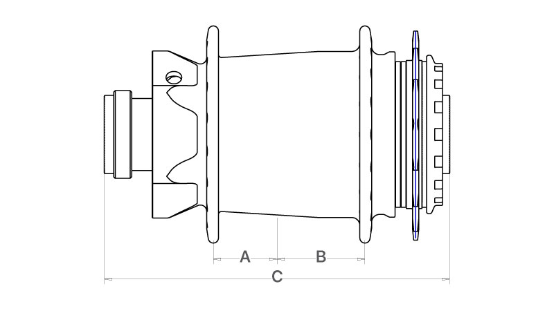 ONYX Ultra SS ISO 15mm rear hub 36H - Afbeelding 6