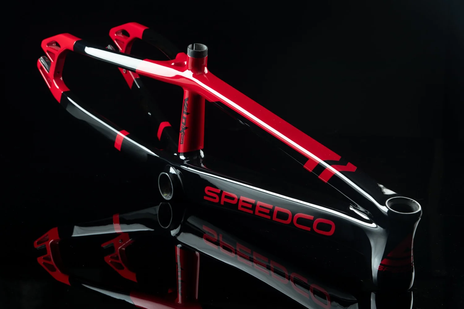 Speedco Velox Evo Frame/Fork Kit - Gloss Red - Afbeelding 2