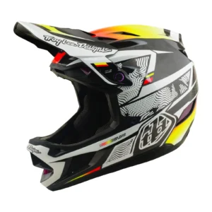 TLD Helmet D4 Carbon | Lined Up Black | 2026