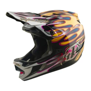 TLD Helmet D4 Carbon | Overspray Gold / Black | 2026