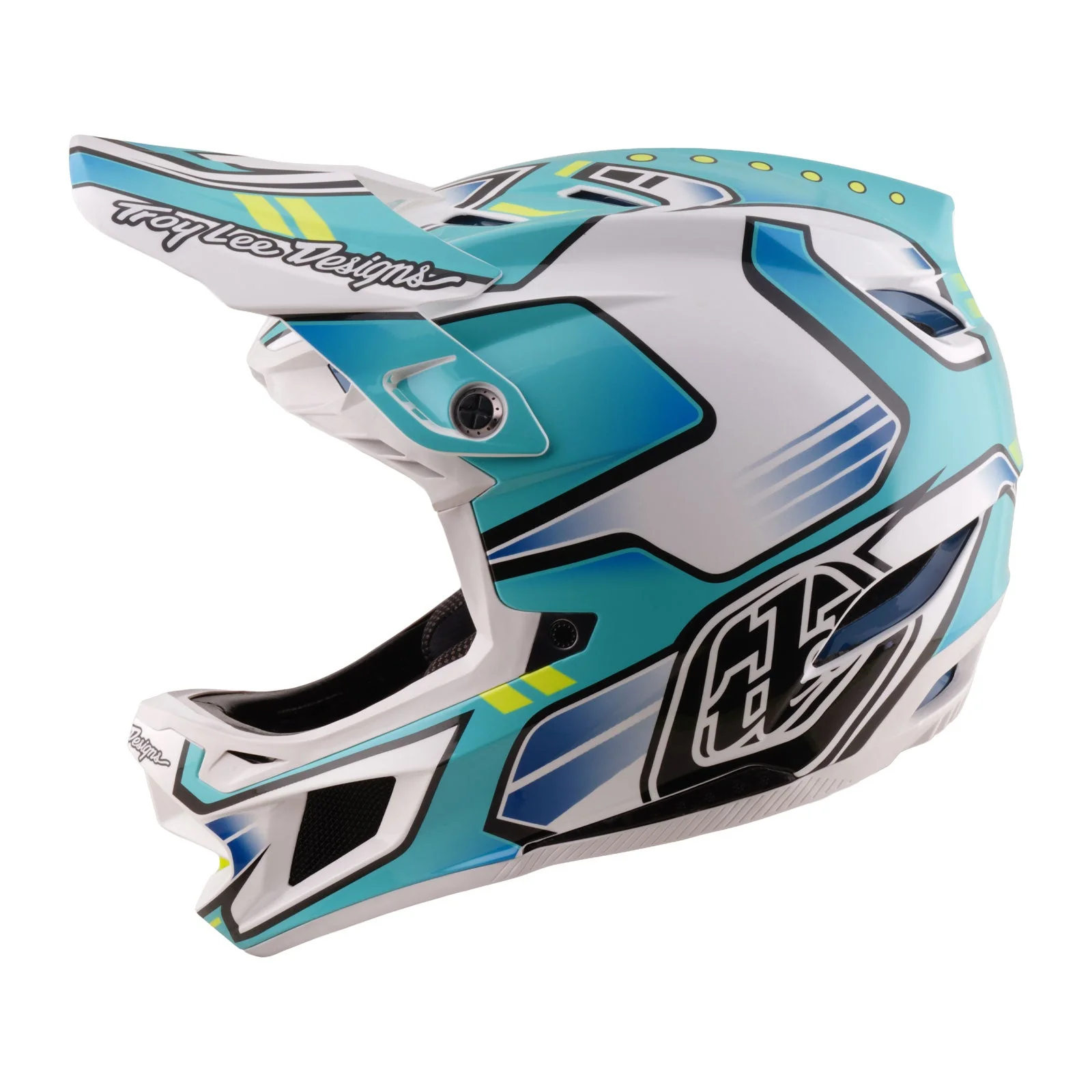 TLD Helmet D4 Composite | Crest Real / Teal | 2026 - Afbeelding 3