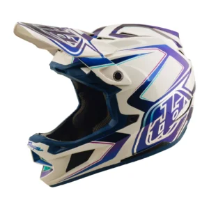 TLD Helmet D4 Composite | Flared White / Indigo | 2026