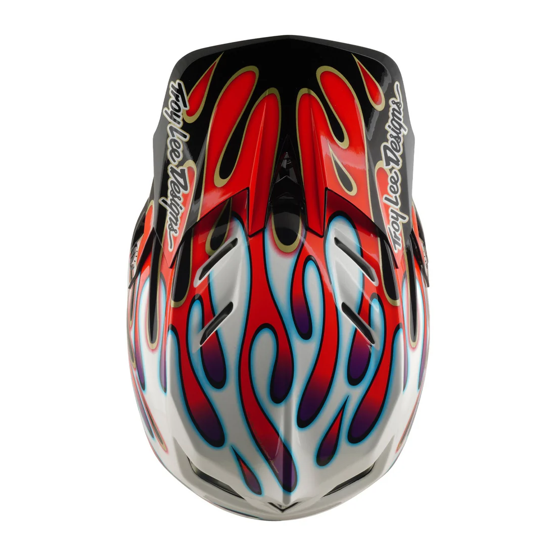 TLD Helmet D4 Composite | Overspray White / Red | 2026 - Afbeelding 9