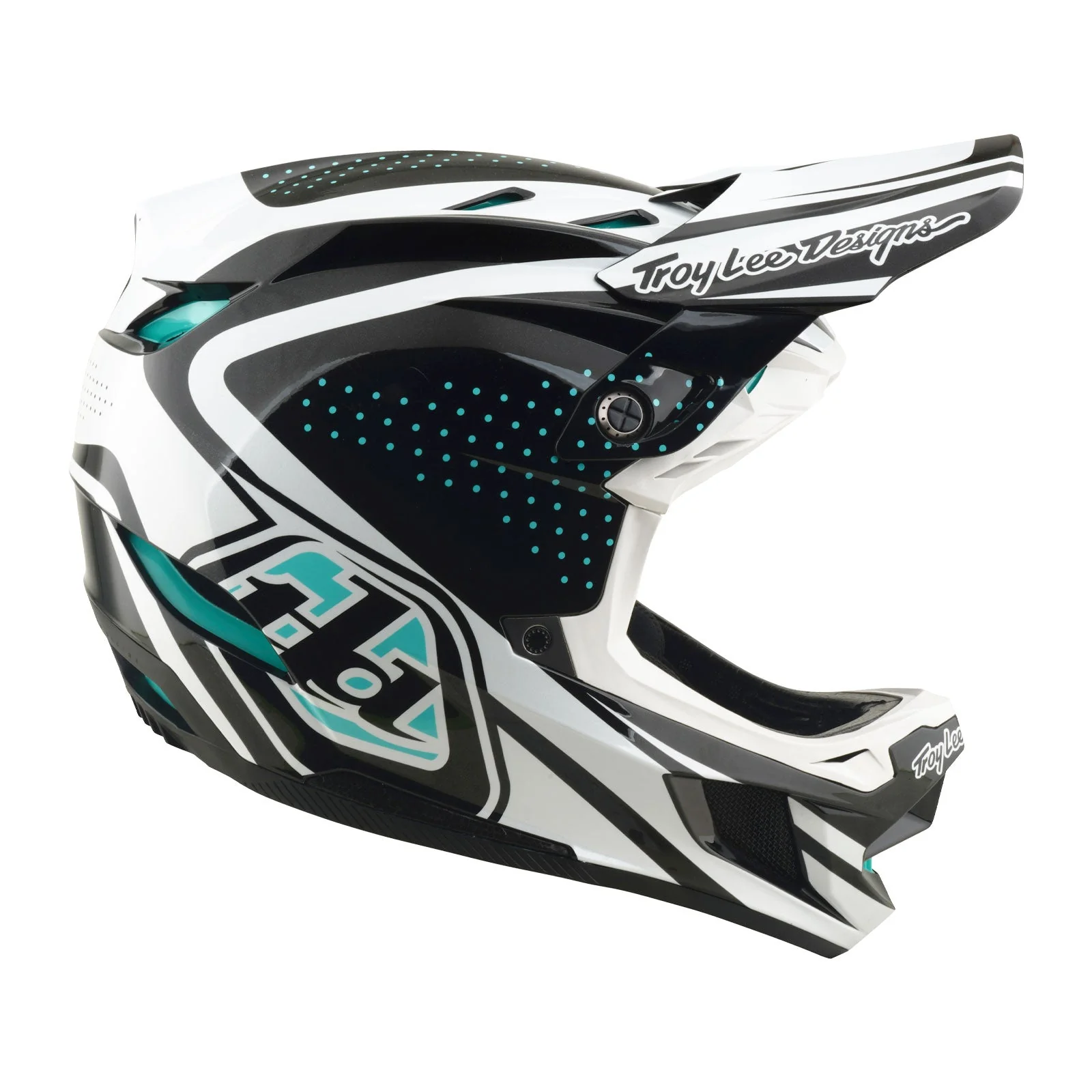 TLD Helmet D4 Polyacrylite | The Line Charcoal / White | 2026 - Afbeelding 7