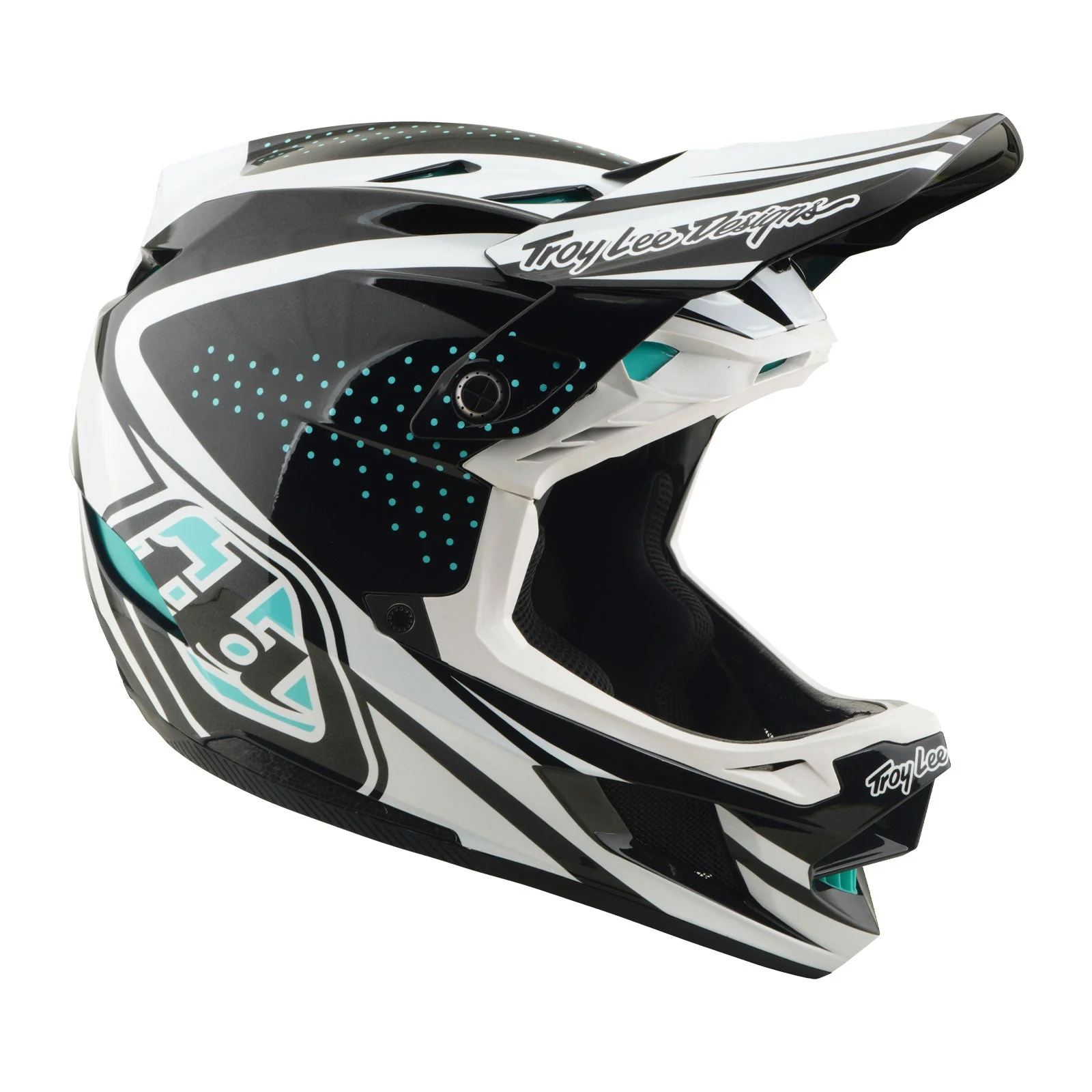 TLD Helmet D4 Polyacrylite | The Line Charcoal / White | 2026 - Afbeelding 8
