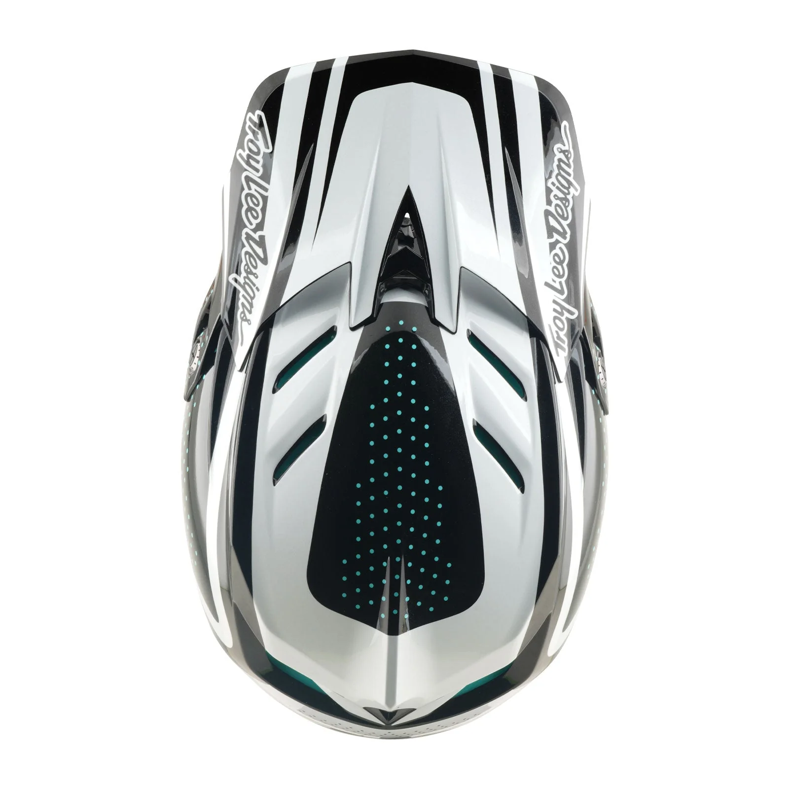 TLD Helmet D4 Polyacrylite | The Line Charcoal / White | 2026 - Afbeelding 5