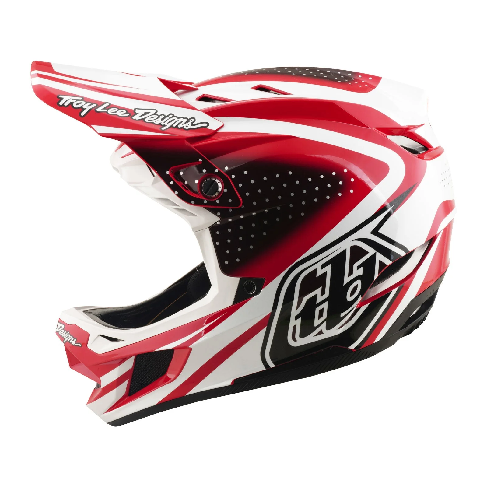 TLD Helmet D4 Polyacrylite | The Line Fire / White | 2026 - Afbeelding 3