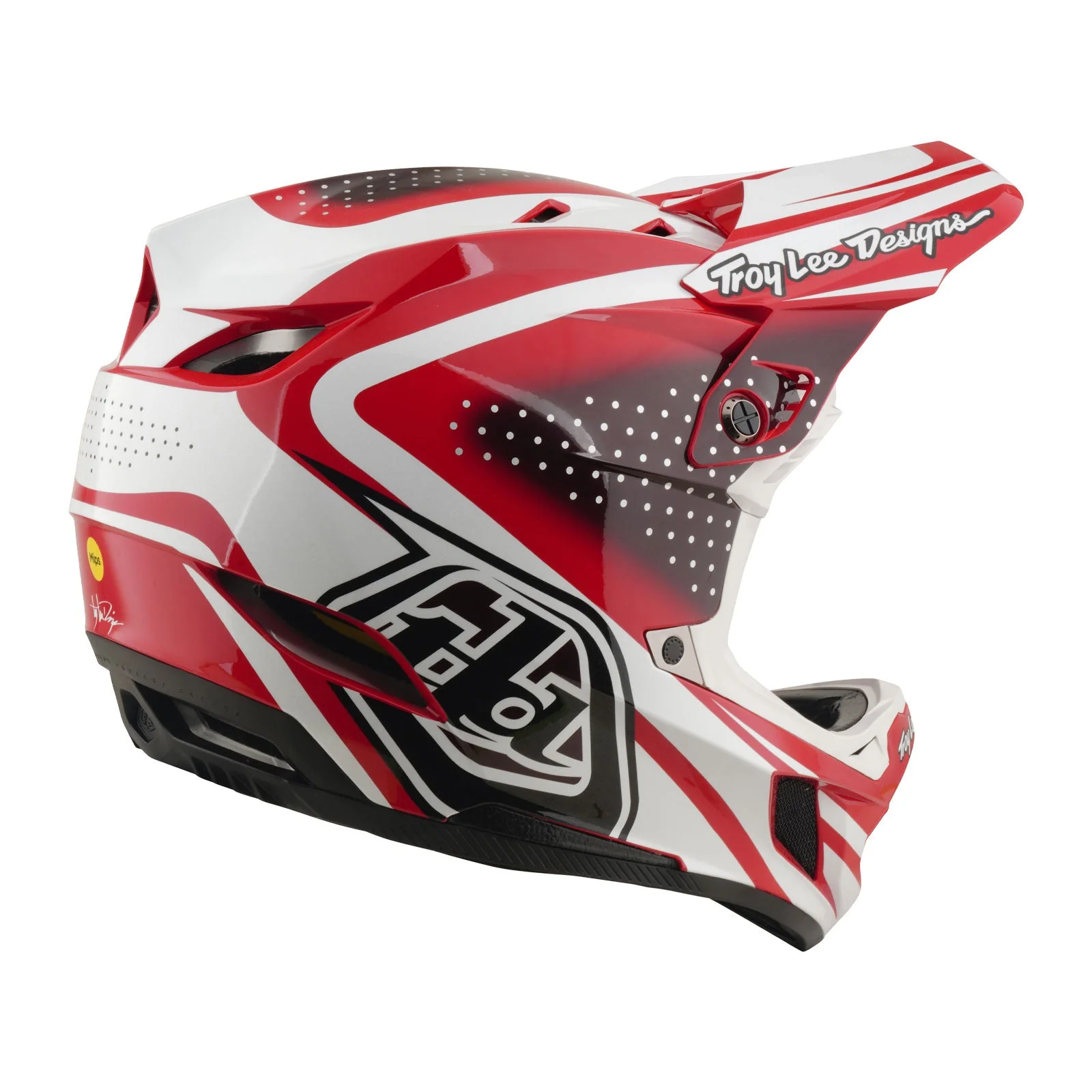 TLD Helmet D4 Polyacrylite | The Line Fire / White | 2026 - Afbeelding 6