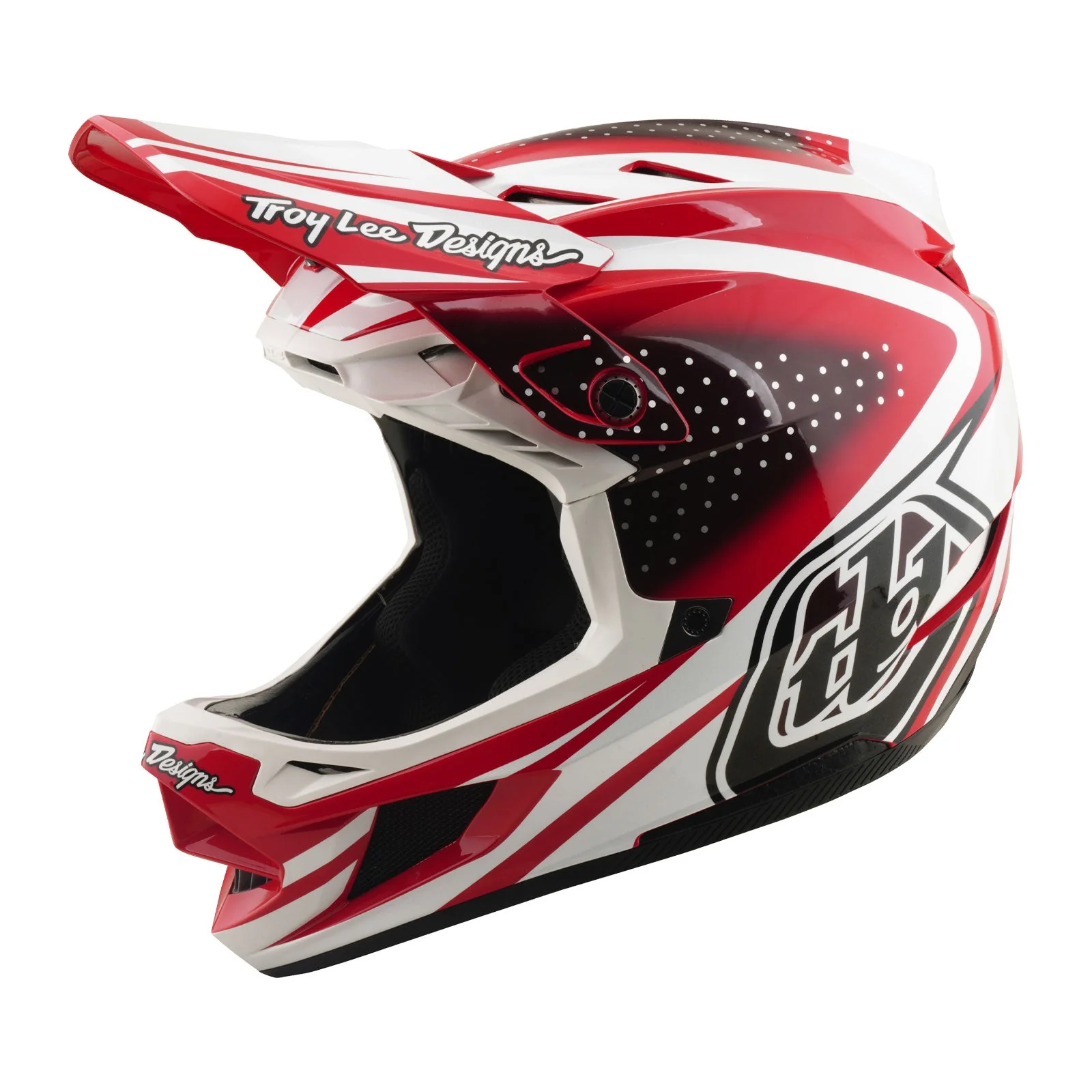 TLD Helmet D4 Polyacrylite | The Line Fire / White | 2026