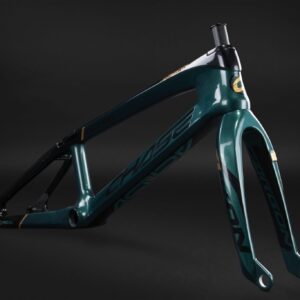 Chase ACT 2.0 Carbon BMX Race Frame | Deep Green / Black / Gold