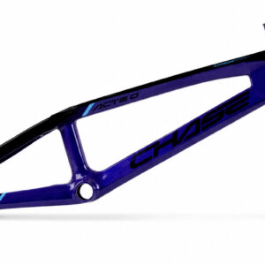 Chase ACT 2.0 Carbon BMX Race Frame | Purple / Cyan / Black
