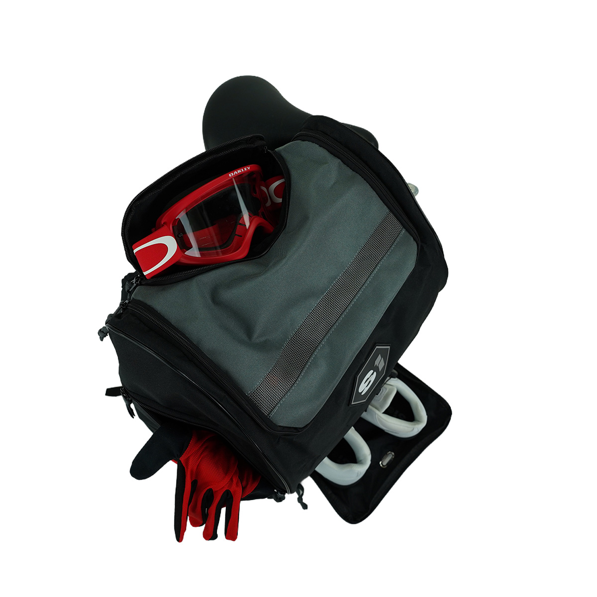 S1 Helmet/Gear backpack V2 Black - Afbeelding 3