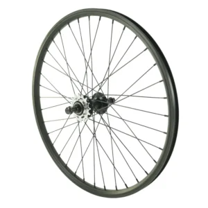 LB Rear Wheel 36 Hole Male Axle 4 Pawl Cassette Hub Black