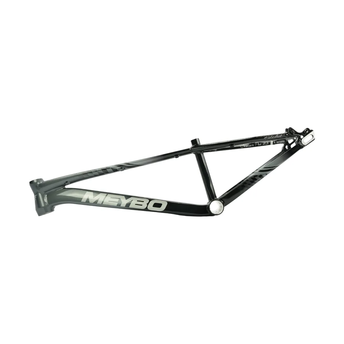 Meybo Holeshot 2027 BMX Race Frame (G14.2) | Black / Grey - Afbeelding 2