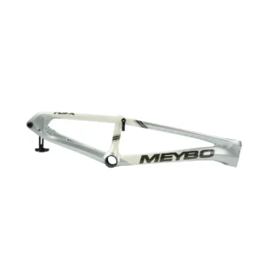 Meybo HSX Carbon 2027 BMX Race Frame (G2.4) | White / Silver