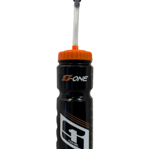 S1 Bottle V2 With Straw Black/Orange