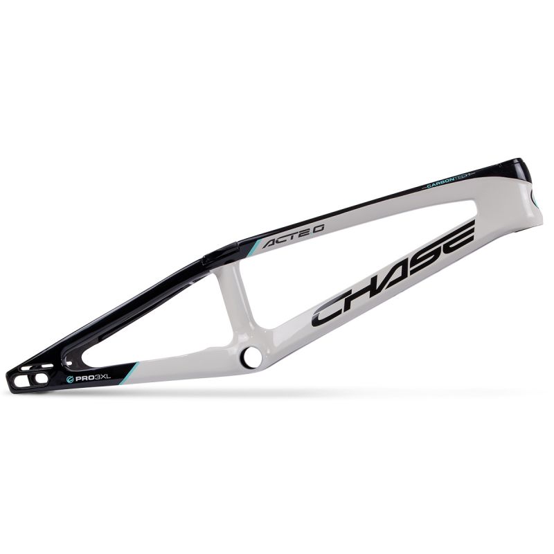 Chase ACT 2.0 Carbon BMX Race Frame | Cement / Black / Teal - Afbeelding 6